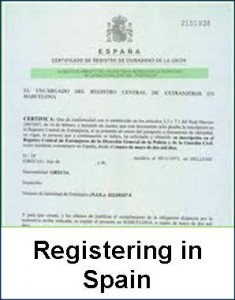 registering in Spain